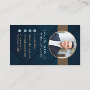 Contato Cartão de visita profissional