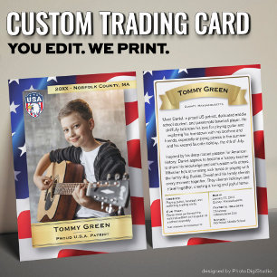 Contato Cartão Patriot Comercial Personalizado Modelo 4 de