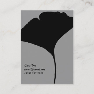 Contato Cartão telefónico da folha de Ginko