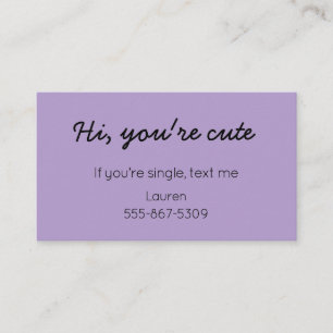 Contato Classic Cutie - Cartão de Data "Me Ligue"