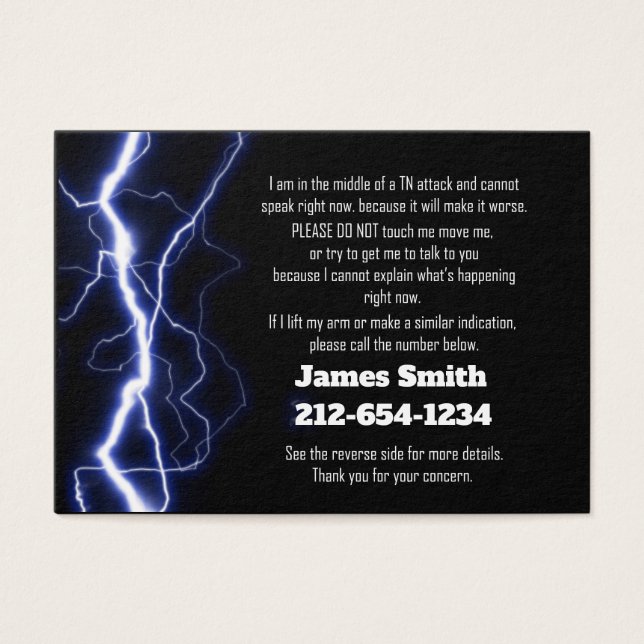 Contato de Emergência de Ataque TN (Frente)