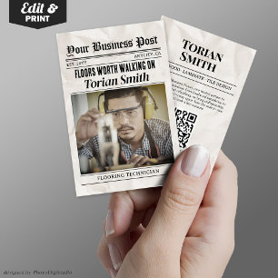 Contato de jornal Contratado para chão e Azulejo