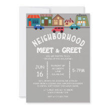 Contato de Vizinhança e Convite de Saudação