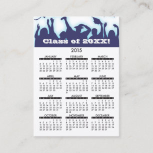 Contato Educação em linha do calendário do cartão de