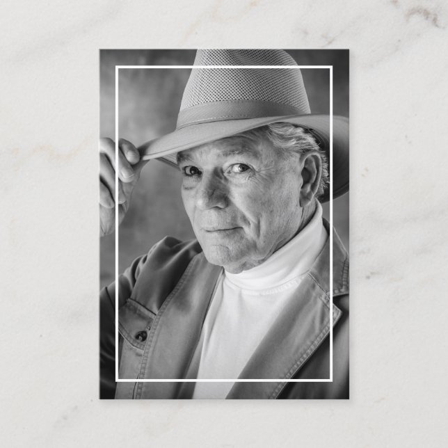 Contato Foto: Cartão de Oração Memorial Funeral (Frente)