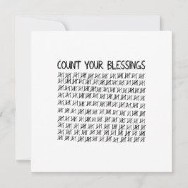 Conte suas bençãos