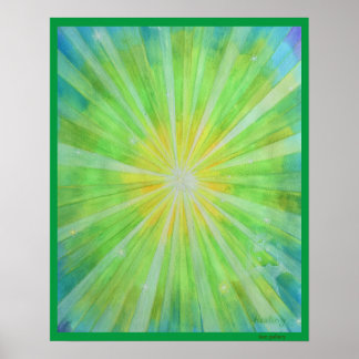 CONTEMPLAÇÃO PACÍFICA DO POSTER DE MEDITAÇÃO