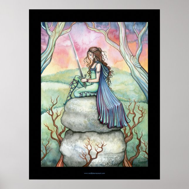 Contemplando o Guinivere Poster (Frente)