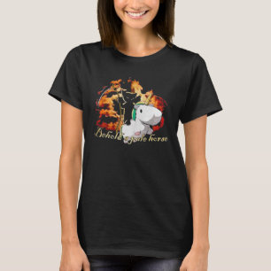 Contemplem Uma Camisa De Gato De Cavalo Pálido Un