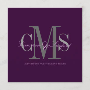 Contemporâneo + Convites de Casamento clássico