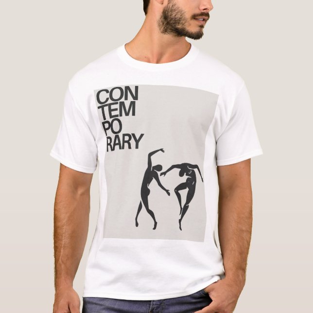Contemporary Art Graphic Men's T-Shirt - Modern Mi (Frente)