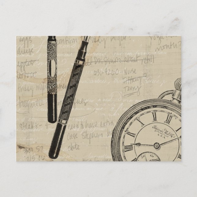 Conter Canetas e rosto de observação com notas (Frente)