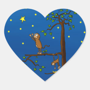 Continua A Atingir Os Autocolantes De Macacos