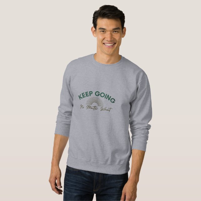 Continua, Não Importa O Que Seja Uma Camisa Escura (Frente Completa)
