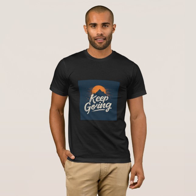 Continuar Inspirando T-Shirt | Persistência e D (Frente Completa)