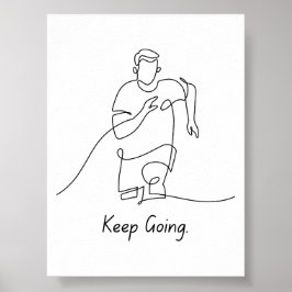 Continuar - Poster motivacional