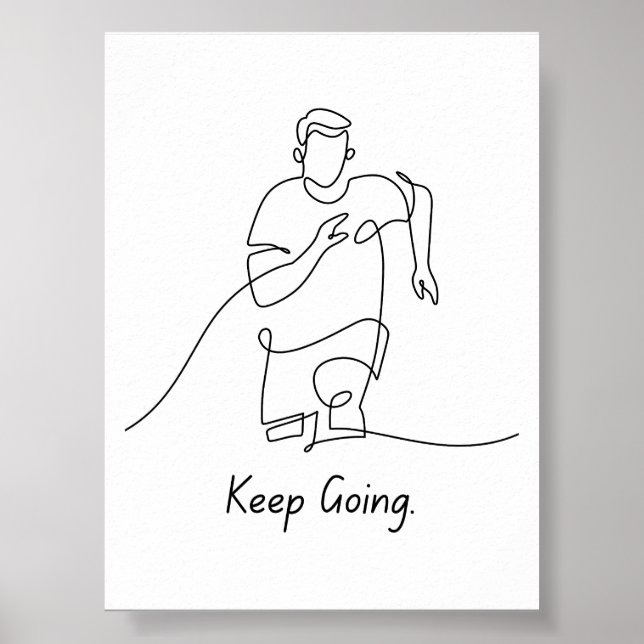 Continuar - Poster motivacional (Frente)