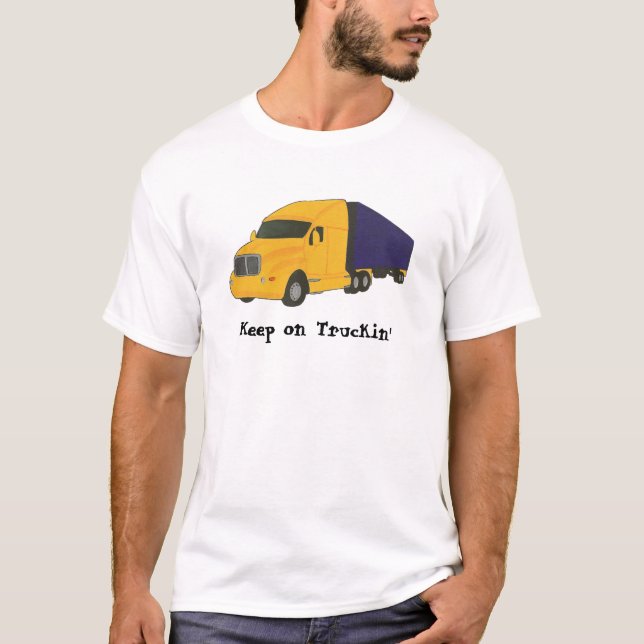 Continue caminhando, caminhonete em t-shirts (Frente)