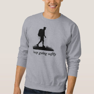 Continue Suavemente – Camiseta de Malha com Texto