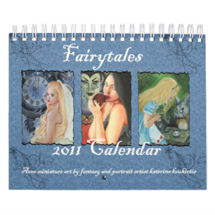 Contos de fadas 2011 Calendário do ACEO KaterinaA