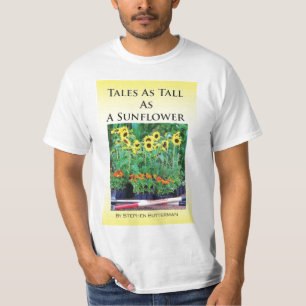 Contos tão altos quanto um t-shirt do girassol