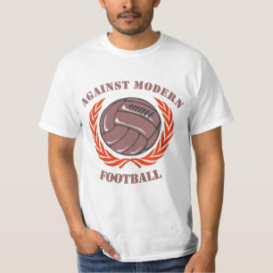 Contra o T-Shirt moderno de futebol