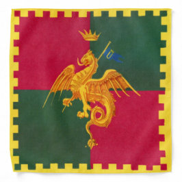Contrada del Drago (Dragão) Palio di Siena Bandana