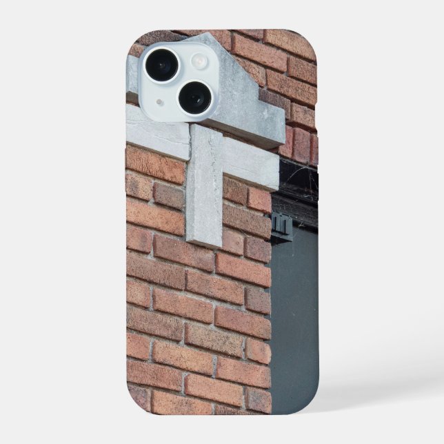 Contraste urbano: White Capstone sobre tijolo verm (Verso)