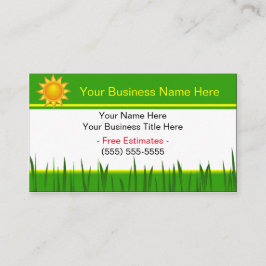 Contratado de Paisagem Personalizados Cartão de vi