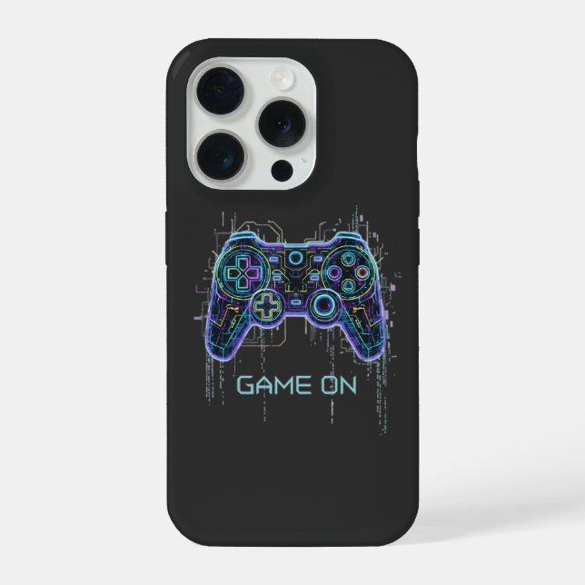 Controlador de Jogo Cyberpunk - Neon Game On Tech (Verso)