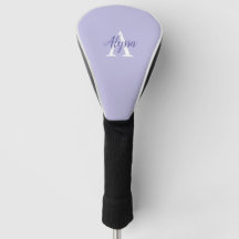 Controlador de Lavanda Roxo de Script Monograma