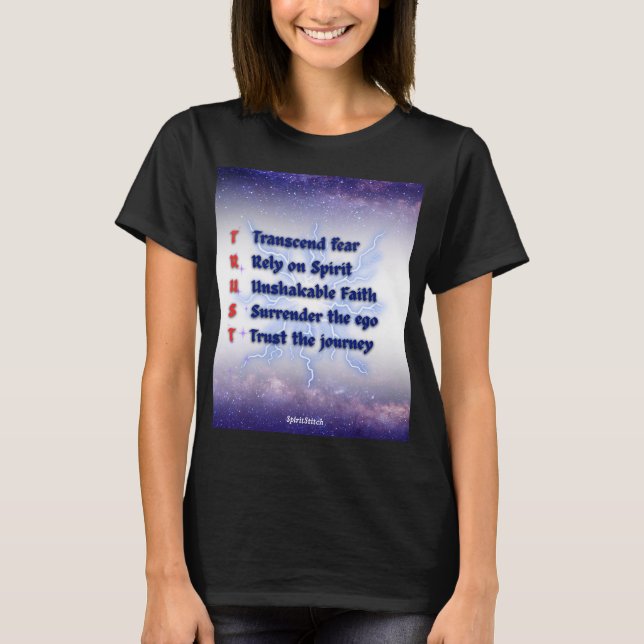 ConUST Acronym Inspirational Women's T-Shirt (Frente)
