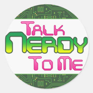 Conversa Nerdy a mim etiqueta do circuito