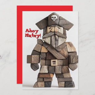 Conversação Feliz Como Um Cartão De Dia Pirata