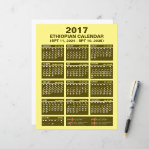 Conversor de Calendário Etíope Spt 2024 para 2025