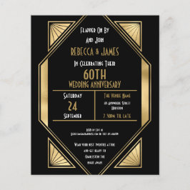 Convidado de Aniversário de Casamento da Arte 60ª