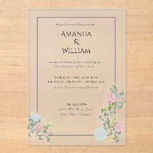 Convidado de casamento finamente florescido