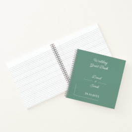 Convidado de Casamento Personalizado Verde Simples