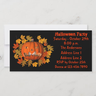 Convidado do Festa de Halloween de Jack O Lantern