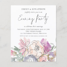 Convidado do Partido de Casamento Florals