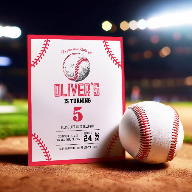 Convidado para Orçamento de Aniversário do Basebal (Criador carregado)