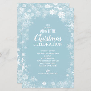 Convidados de Orçamento de Férias de Natal Azul no