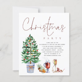 Convidar Festa de Natal de Script de Árvore de Orç