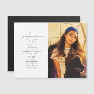 Convidar Foto de Festa de formatura Magnética de A