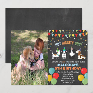 CONVIDE FOTO - Convite de Aniversário de Cachorro
