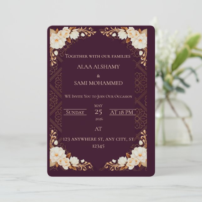 Convite (Em pé/Frente)