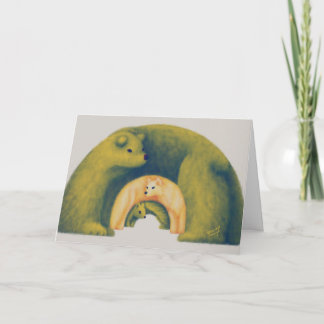 Convite 二つ折りカード 森の動物のアーチ Card -Forest Animal Arch-