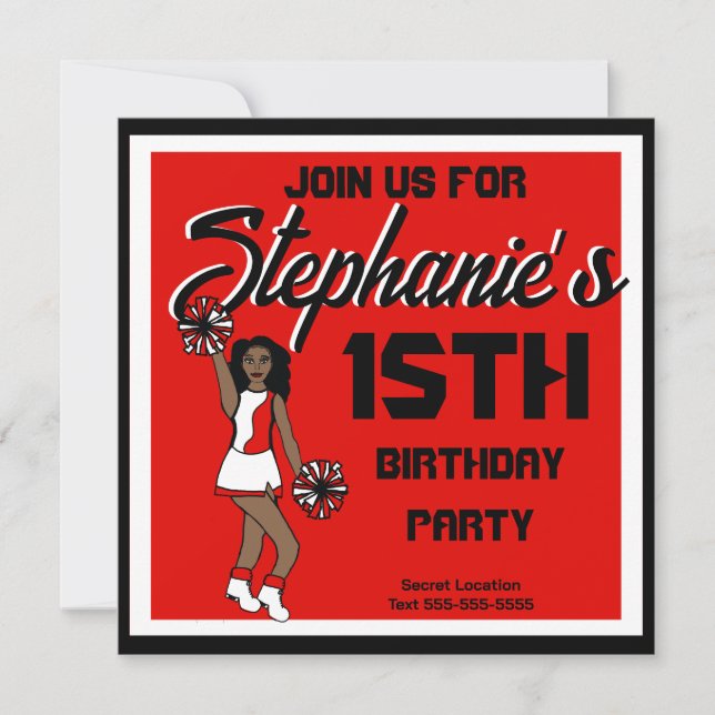 Convite #1 Alegria Vermelha (Frente)