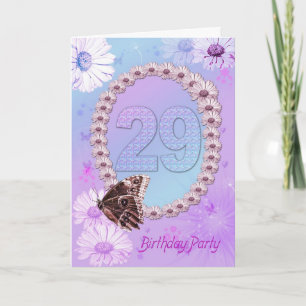 Convite 29th Birthday party Invitation