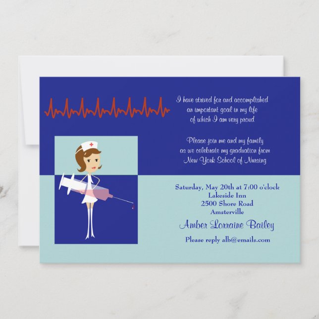 Convite #2 da graduação da escola de cuidados da (Frente)